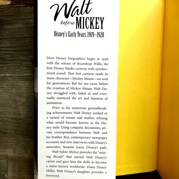 Hardcover Book: Walt Before Mickey, Disney’s Early Years, 1919-1928 - Picture 4 of 7